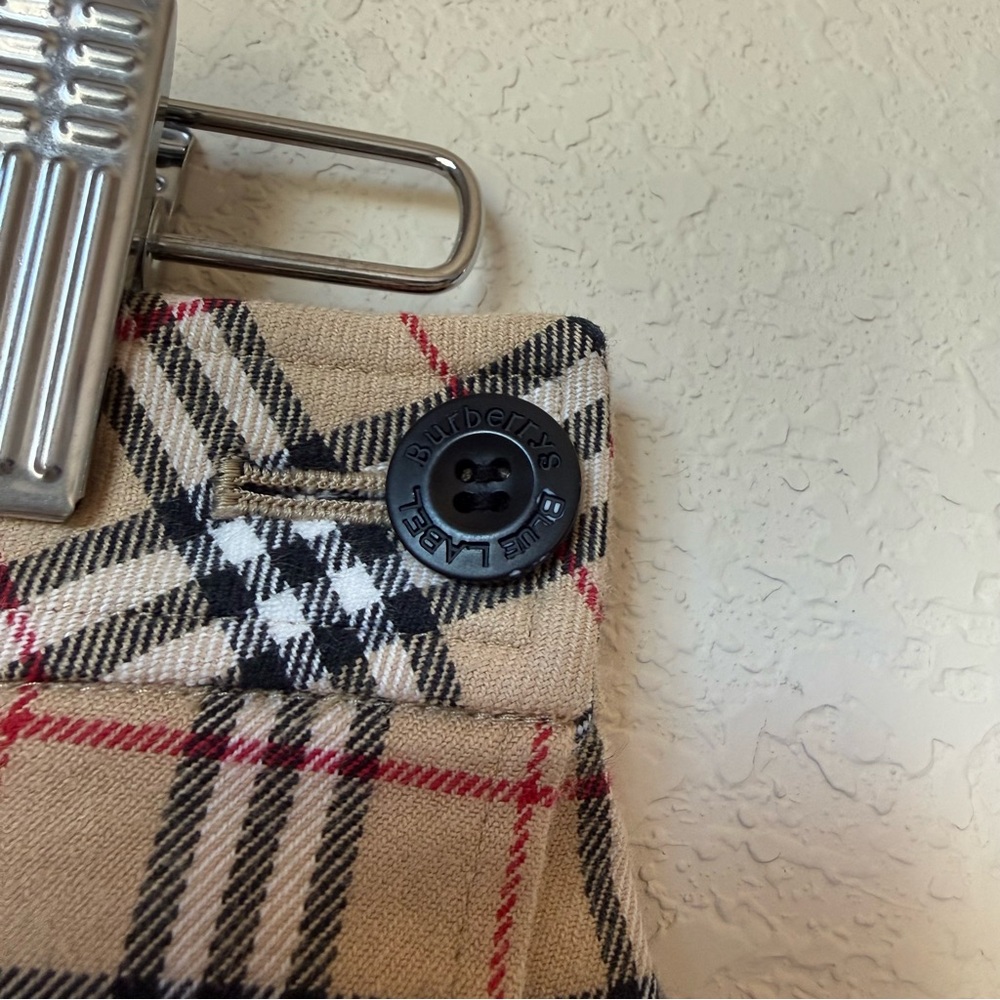 Vintage Burberry Blue Label Nova Check Mini Skirt Size 38 Japan Exclusive - Picture 3 of 8
